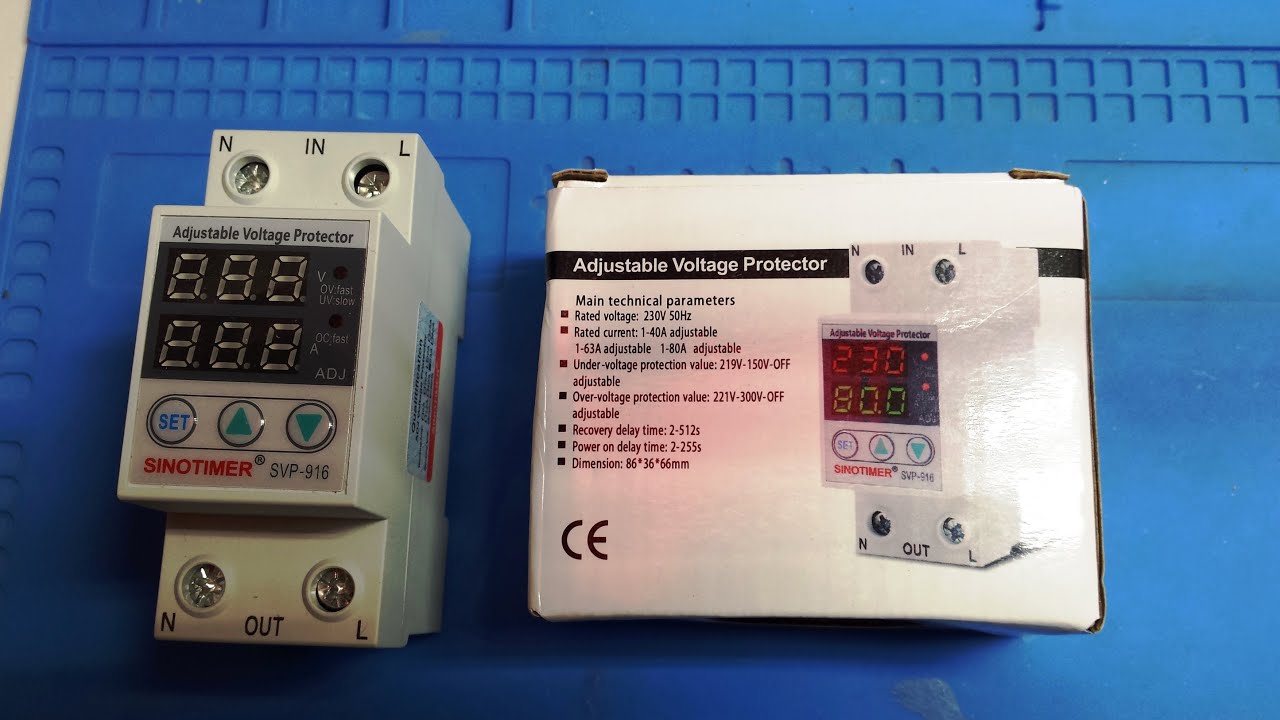 Sinotimer SVP-916 - Protector de sobretensiones permanentes y transitorias