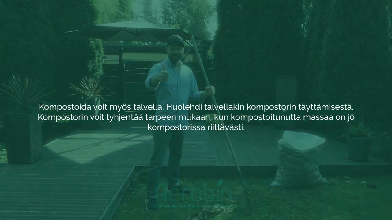 Aerobin kompostorin k&auml;ytt&ouml;