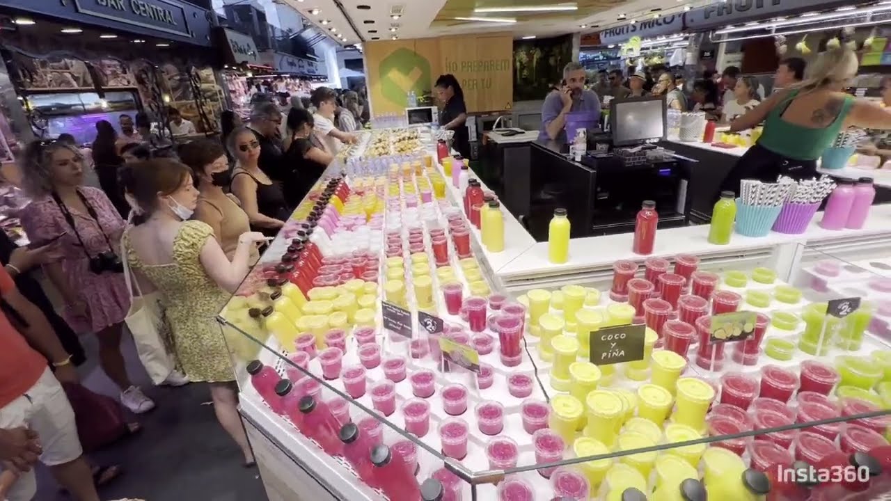 LA BOQUERIA - Dentro il mercato più famoso di Spagna su Las Ramblas di Barcelona!