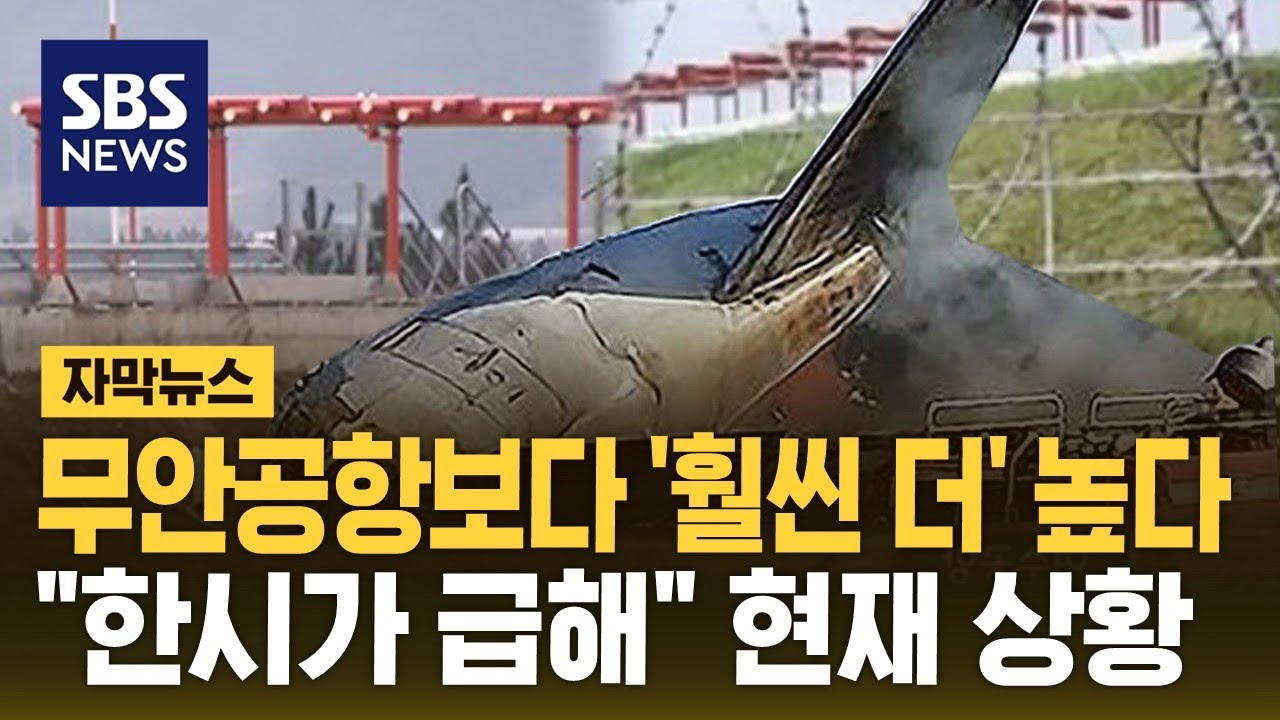 무안공항 콘크리트보다 '훨씬 더' 높다…