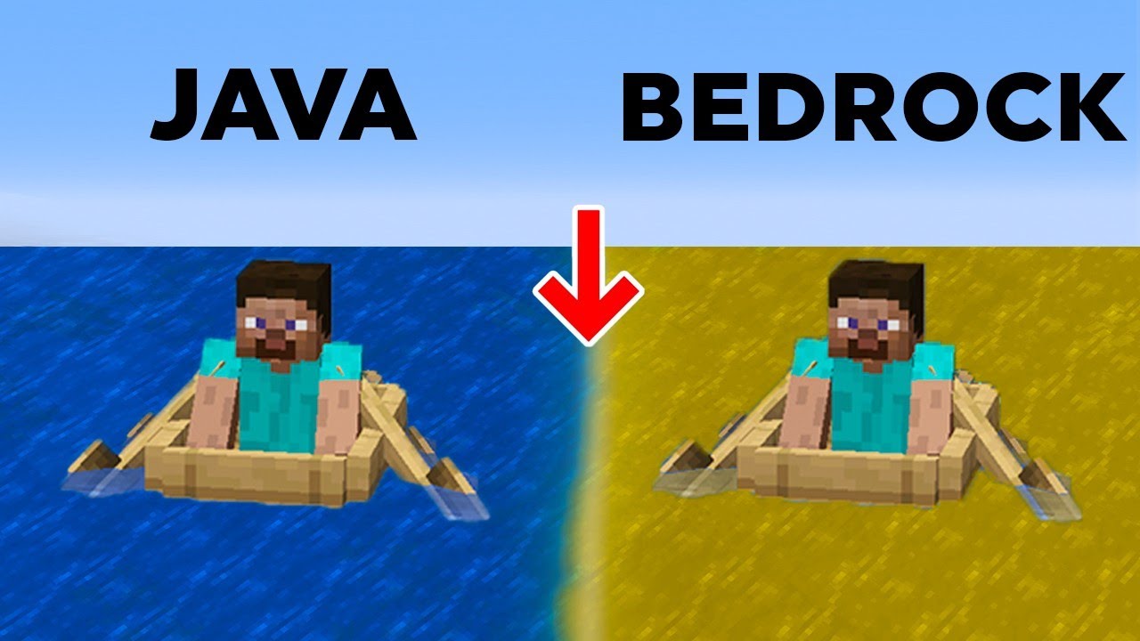 Java ПРОТИВ Bedrock | 51 Отличие Версий Майнкрафта