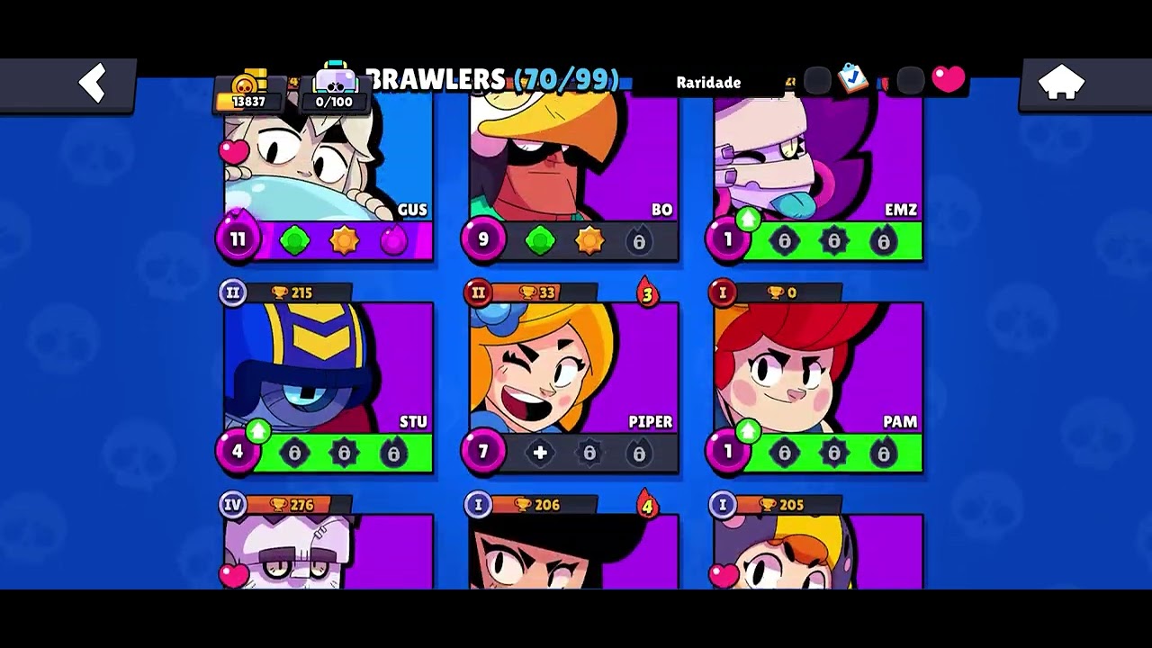 Minha conta no brawl