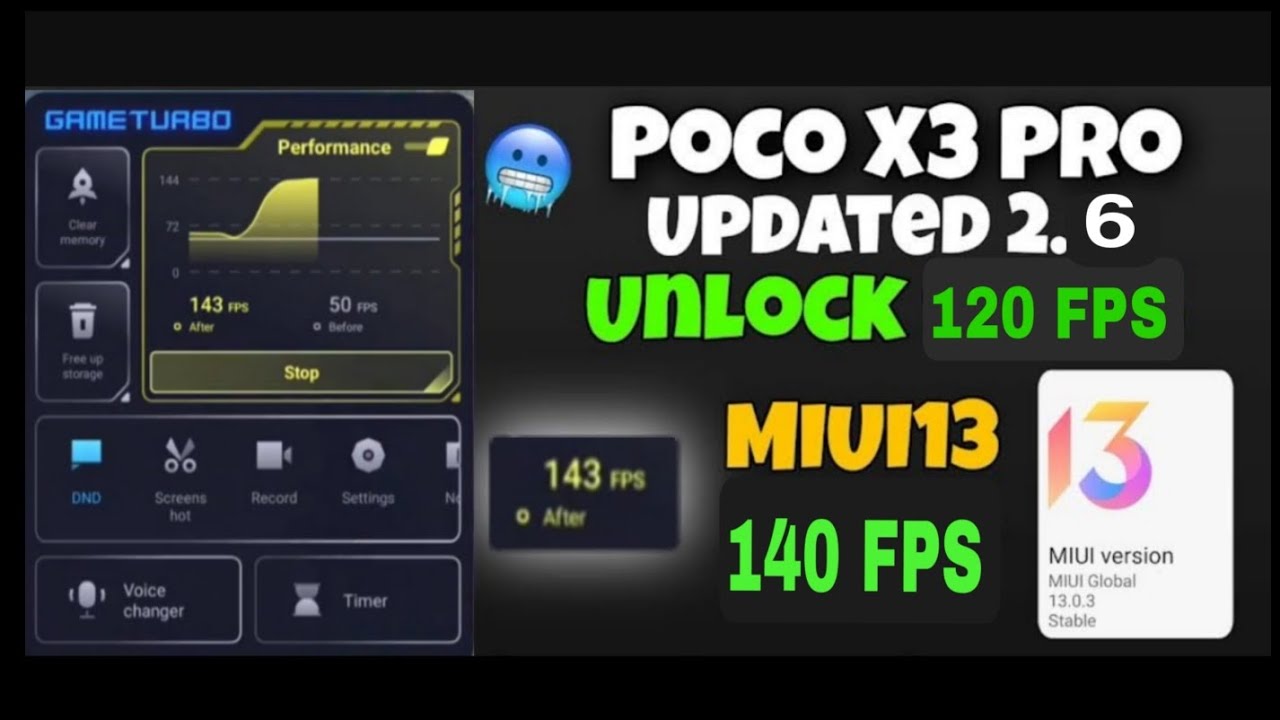 How to Enable 120 FPS Poco X3 Pro 2023 😱 Poco X3 Pro 120 FPS Enable | Fix Lag Poco X3 Pro PUBG🥶
