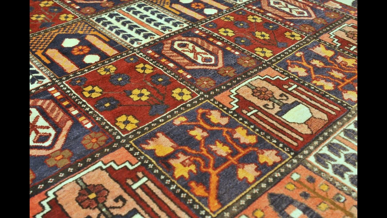 Käsinsolmittu villamatto 306 x 200 cm Bakhtiari, Iran
