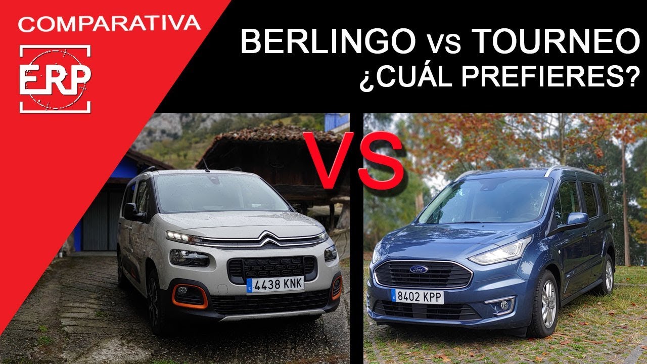 Citroen Berlingo VS Ford Tourneo Connect. COMPARATIVA A FONDO.
