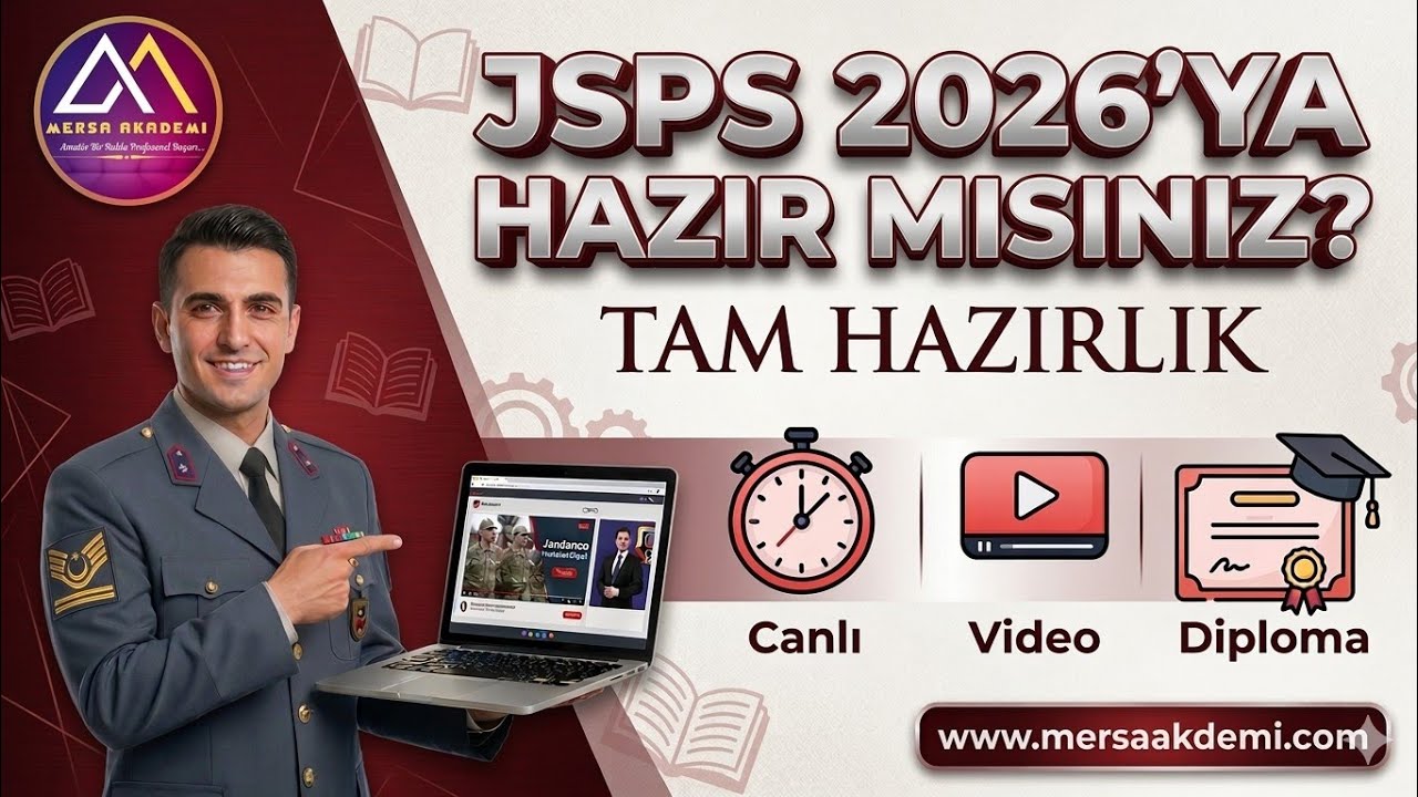 Jandarma Personeli İçin JSPS 2026 Hazırlık Kursu |JSPS MÜLAKAT|JANDARMA MÜLAKAT| JSPS KONU ANLATIM