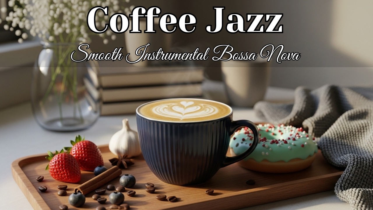 Deep Focus Coffee Jazz ☕ Smooth Instrumental Bossa Nova for Work & Study