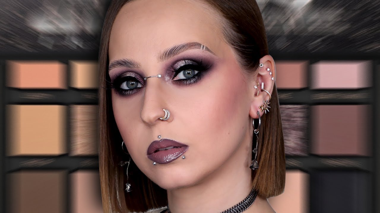 Maquillage GRUNGE avec la palette PRETTY GRUNGE de Huda Beauty lol