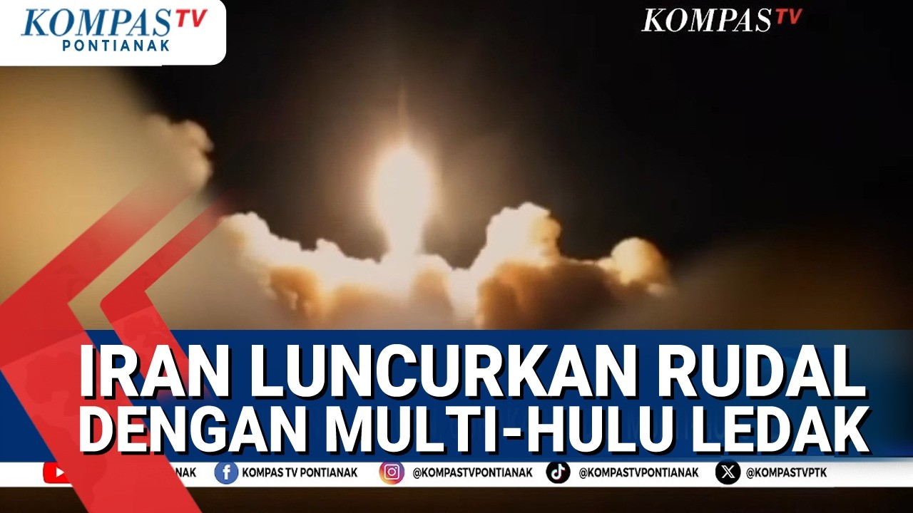 Iran Luncurkan Serangan Dengan Menggunakan Rudal Multi-Hulu Ledak Bermuatan Besar