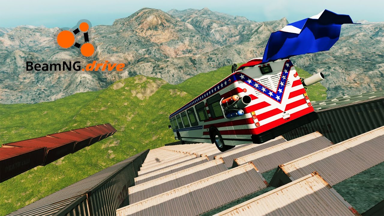 Cars Vs Death Fall #2 | BeamNg Drive | GM BeamNg