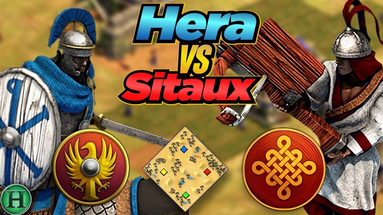 Romans vs Chinese | 1v1 Arabia | vs Sitaux | AoE2