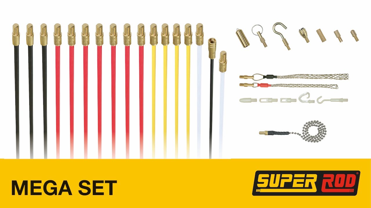 Super Rod Mega Set - Cable Rods