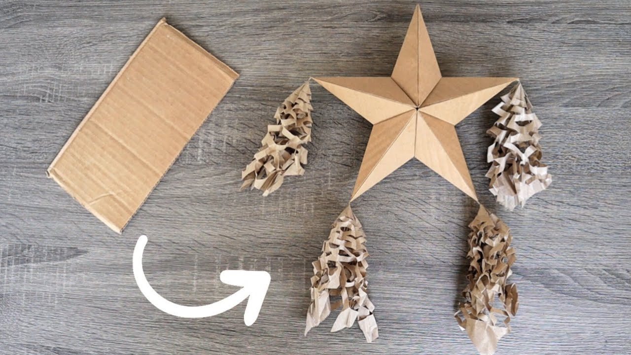 CARDBOARD CHRISTMAS LANTERN | Very Easy Lantern PAROL Decor For Holidays | DIY School Project 