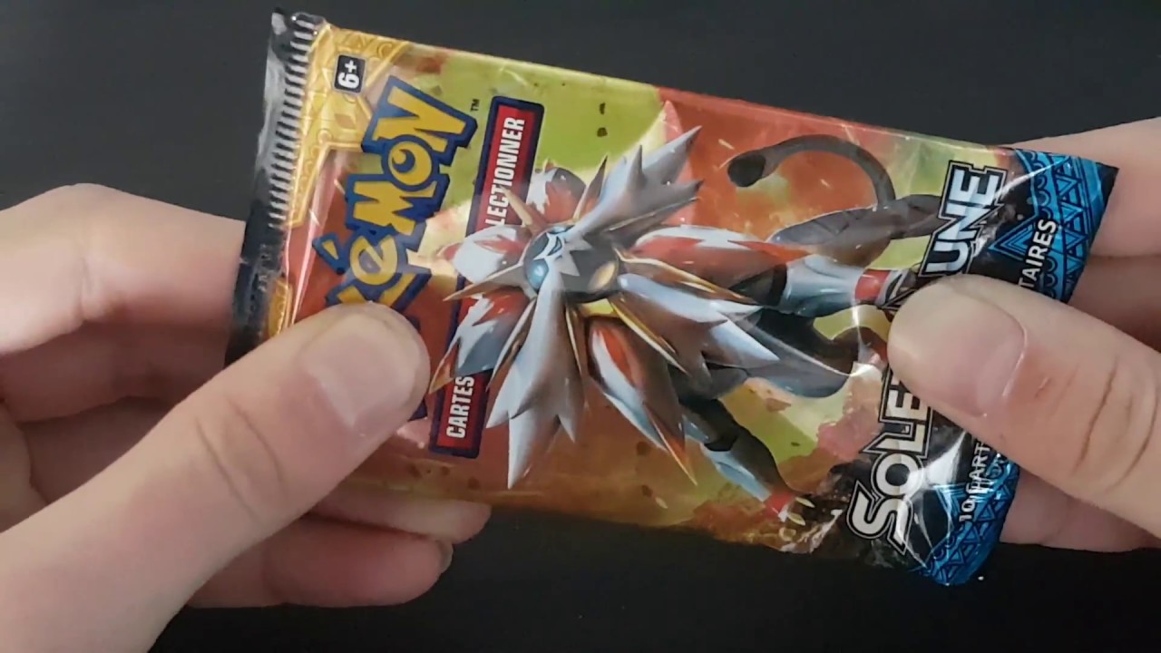 Asmr français - ouverture booster pokémon tapping/scratching/bruit de carte