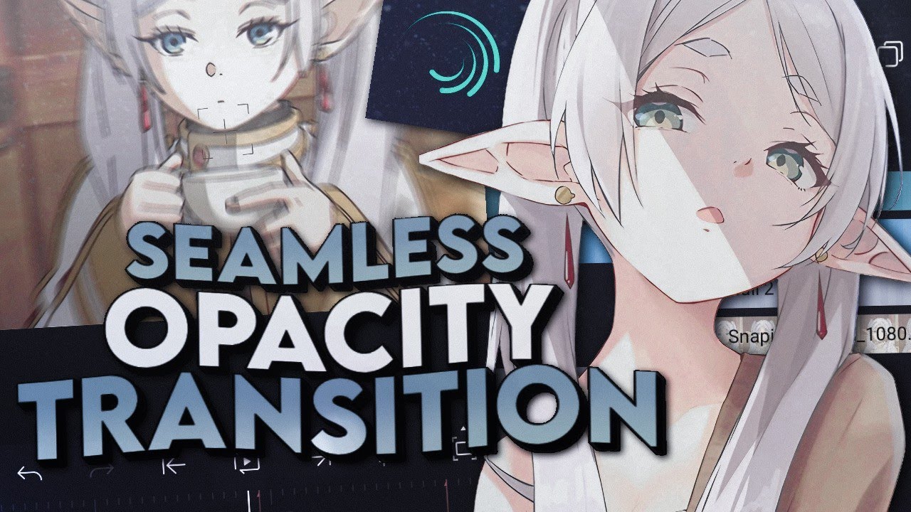 Smooth Seamless Opacity Transition Tutorial | Alight Motion