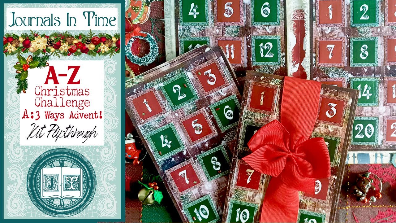 Письмо от А до Я: Адвент в трёх вариантах! #atozchristmaschallenge #junkjournal #junkjournalideas