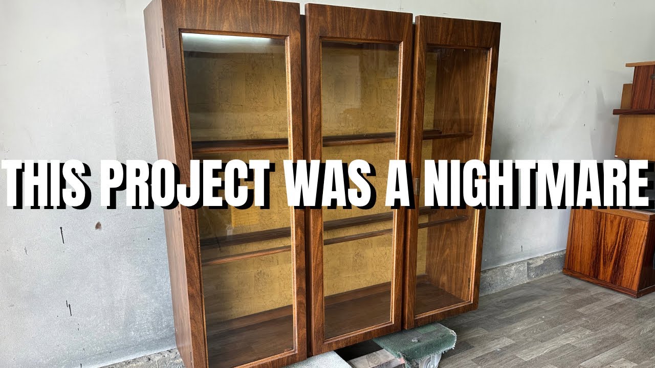 THE HARDEST PROJECT IVE DONE IN A LONG WHILE || REPURPOSED CHINA HUTCH CABINET || DISPLAY CASE