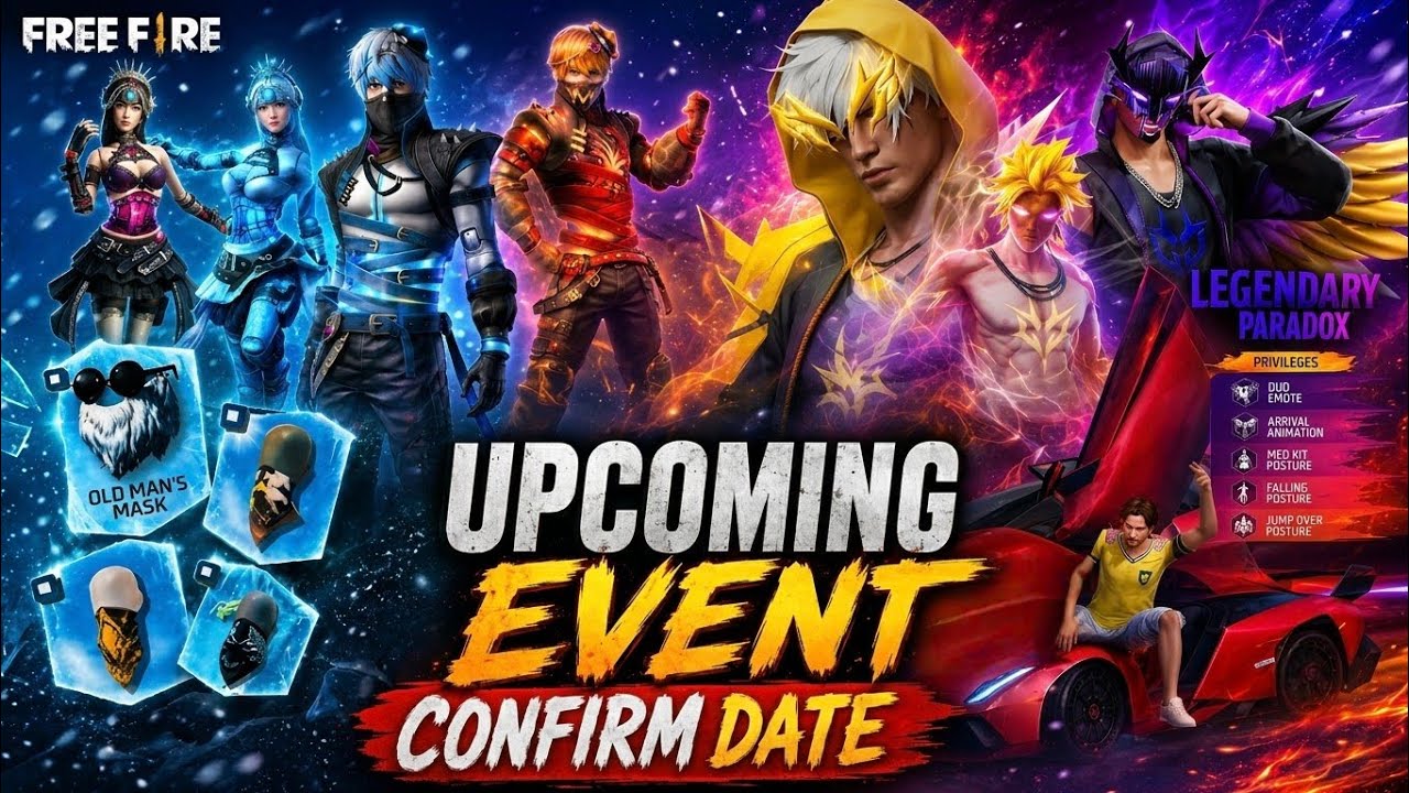 Arctic blue bundle return confirm date | Paradox evo bundle return date | Free Fire upcoming event