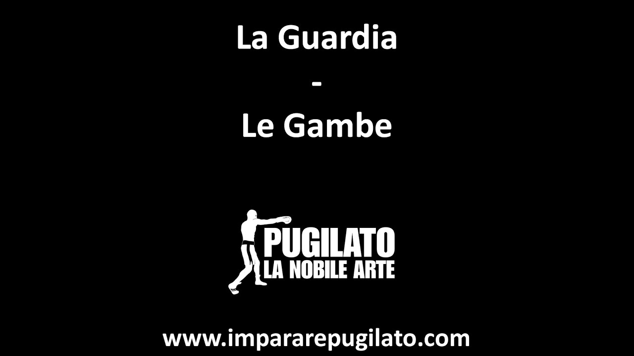 La Guardia del Pugilato - Le Gambe - www.impararepugilato.com - Simone Bianchi
