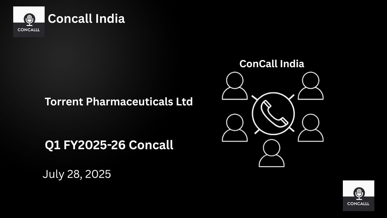 Torrent Pharmaceuticals Ltd Q1 FY26 Concall