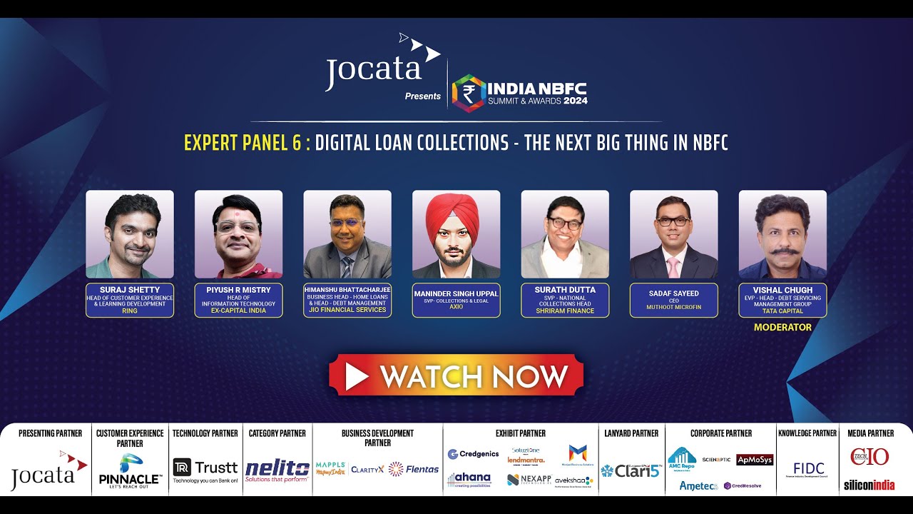 Panel 6 Discussion On -𝐃𝐢𝐠𝐢𝐭𝐚𝐥 𝐋𝐨𝐚𝐧 𝐂𝐨𝐥𝐥𝐞𝐜𝐭𝐢𝐨𝐧𝐬 - 𝐓𝐡𝐞 𝐍𝐞𝐱𝐭 𝐁𝐢𝐠 𝐭𝐡𝐢𝐧𝐠 𝐢𝐧 𝐍𝐁𝐅𝐂, at the #INBFCSA2024