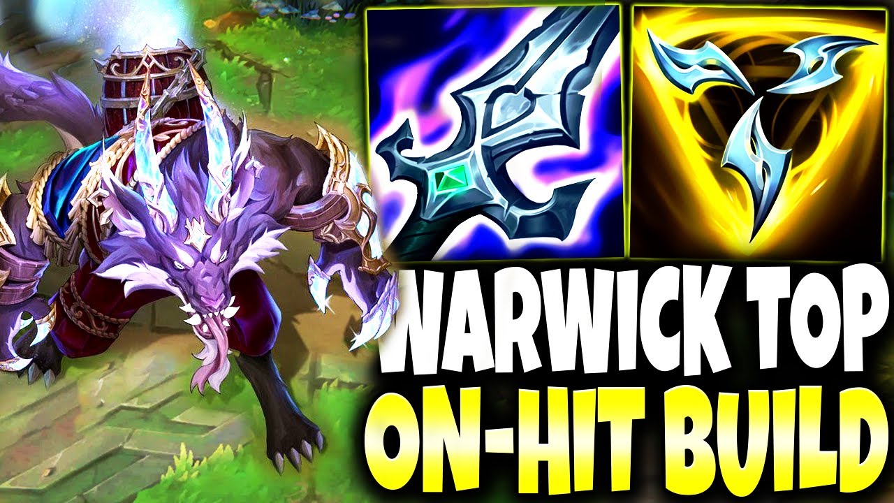 My On-Hit Warwick Top Build and the CHAMPION HUNTING AROUND THE MAP 🔥 LoL Top WW s13 Gameplay