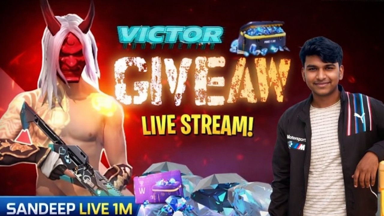 SANDEEP LIVE IS BACK🔴 DIOMOND GIVEAWAY & GUILD TEST🥳 #shorts​ #gaming​ #ajjubhaiive​ #freefire​