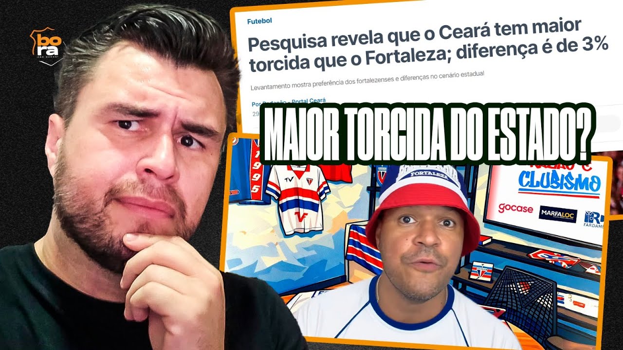 🚨🔥👴🏻MAIS UMA PESQUISA APONTA A TORCIDA DO CEARÁ COMO A MAIOR DO ESTADO! QUAL A NOVIDADE?
