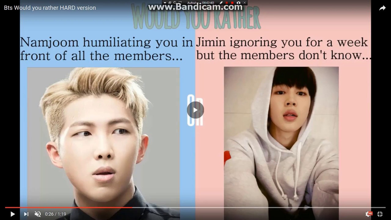 BTS Would you rather reaction │ GERMAN / DEUTSCH