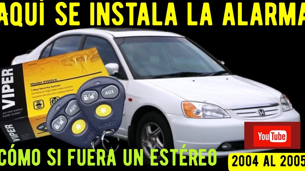 Куда подключаются провода сигнализации Honda Civic Viper 2005 года?