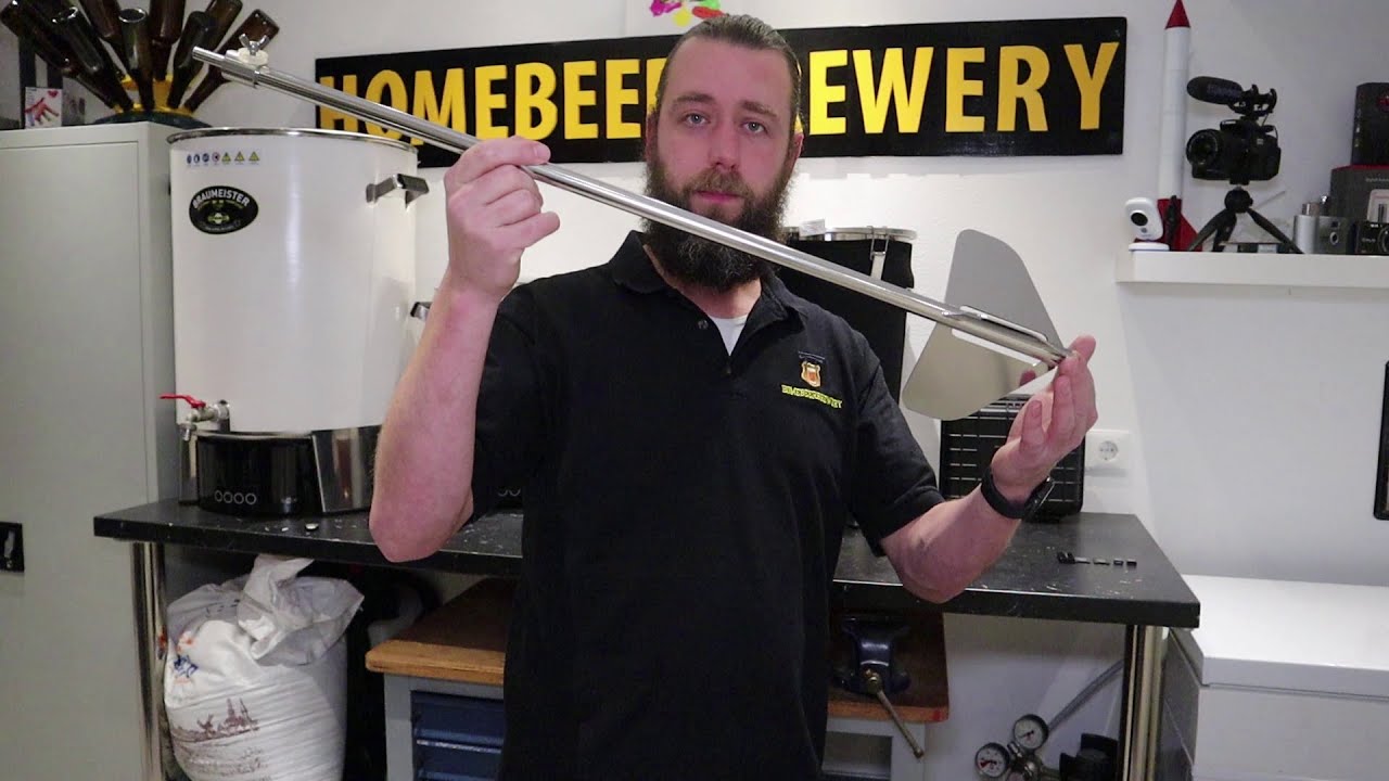 Bac Brewing whirlpool shovel in a 50L Braumeister  - first use 😅