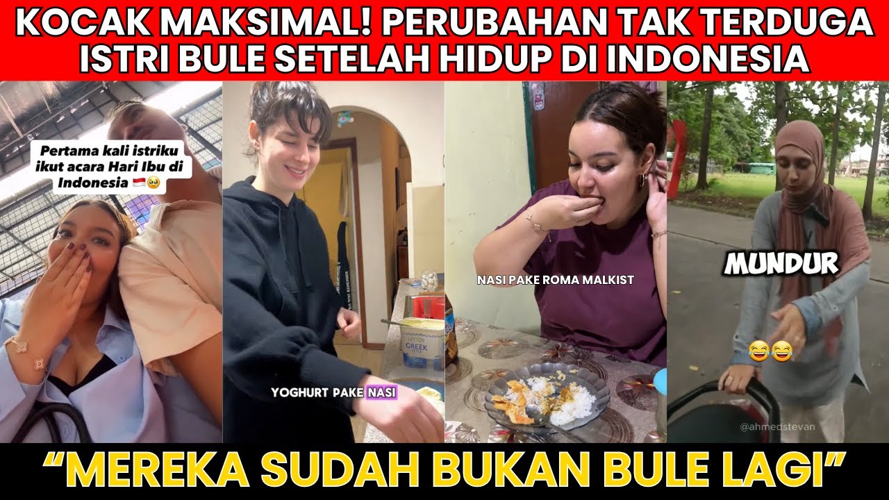 Auto Santuy! Istri Bule Ini Berubah Drastis Sejak Tinggal di Indonesia