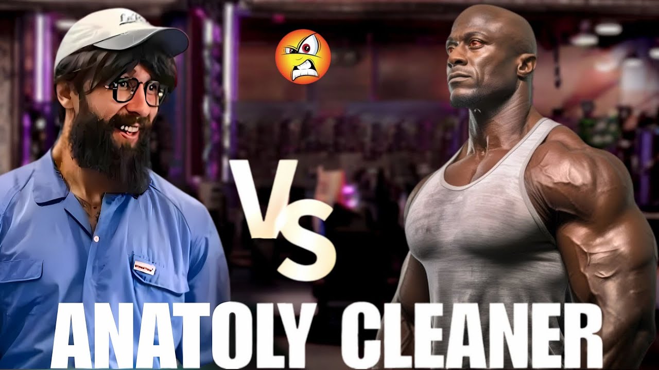 STRONG CLEANER ANATOLY vs BODYBUILDER !Anatoly gym prank