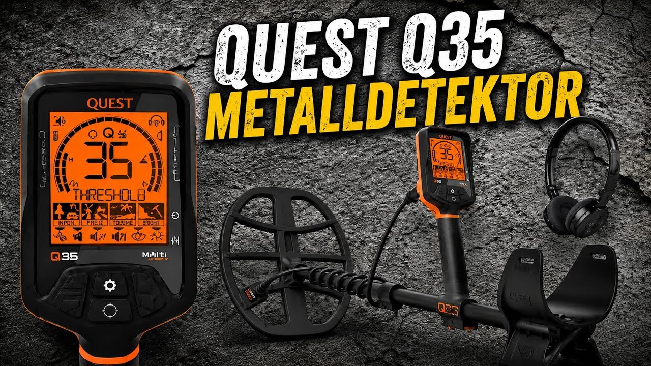 Metalldetektor Quest Q35 ❌ Einstellungen Deutsch 
