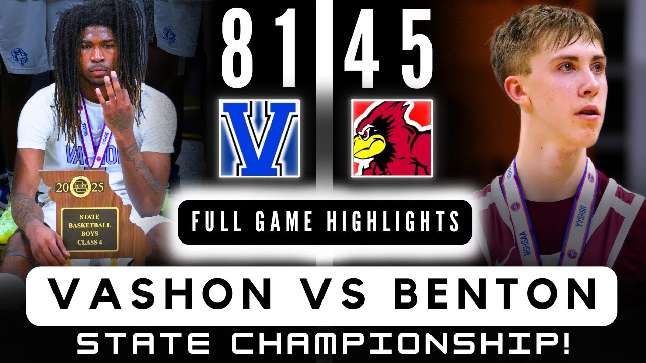 VASHON vs BENTON | Missouri Class 4 State Championship! 🏆 | Full Game Highlights