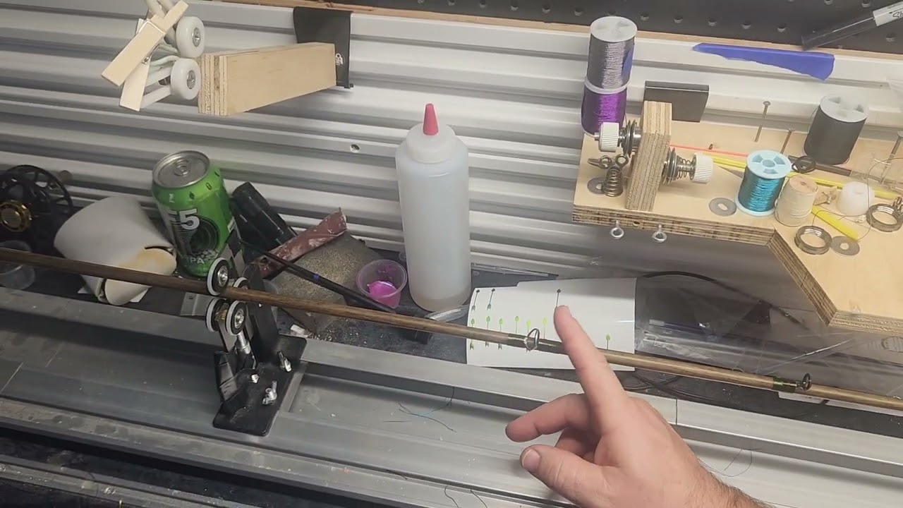 Intro to year, with a new years build. #custom #northfork #garyloomis  #flyrod @edgerodsbygaryloomis