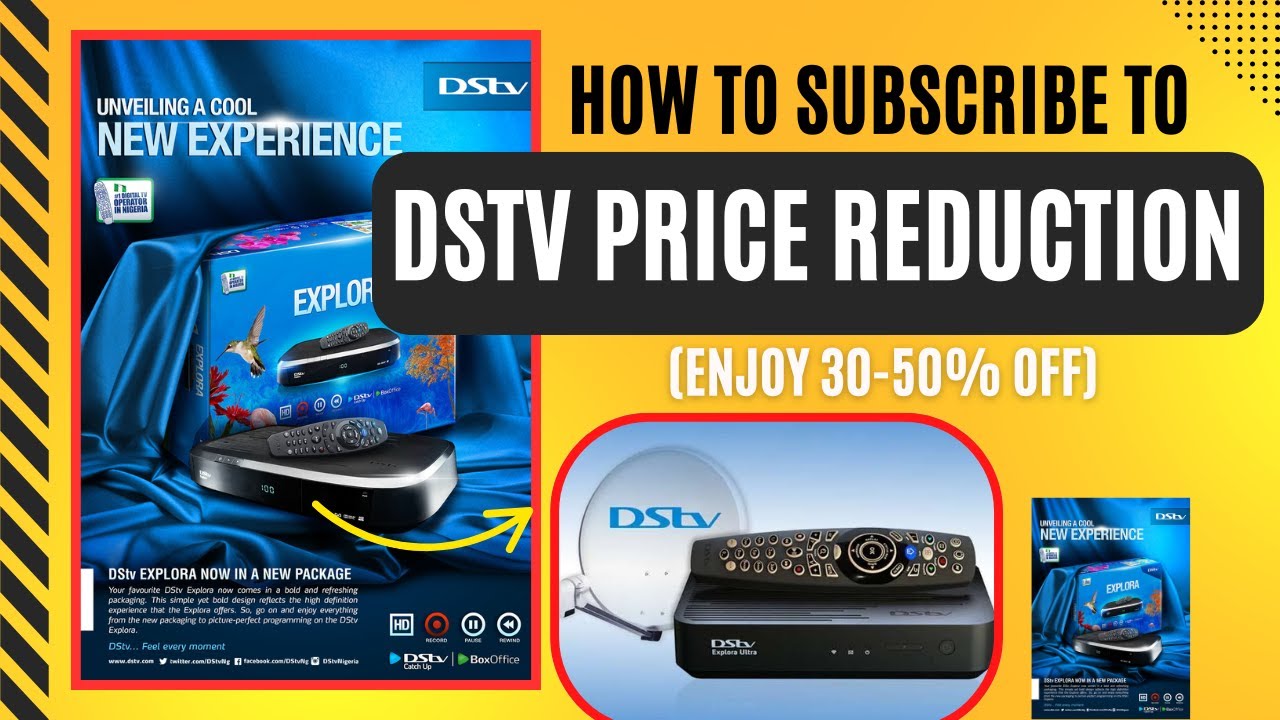 Как подписаться на DSTV Снижение цен в Гане | Скидки 30–50%