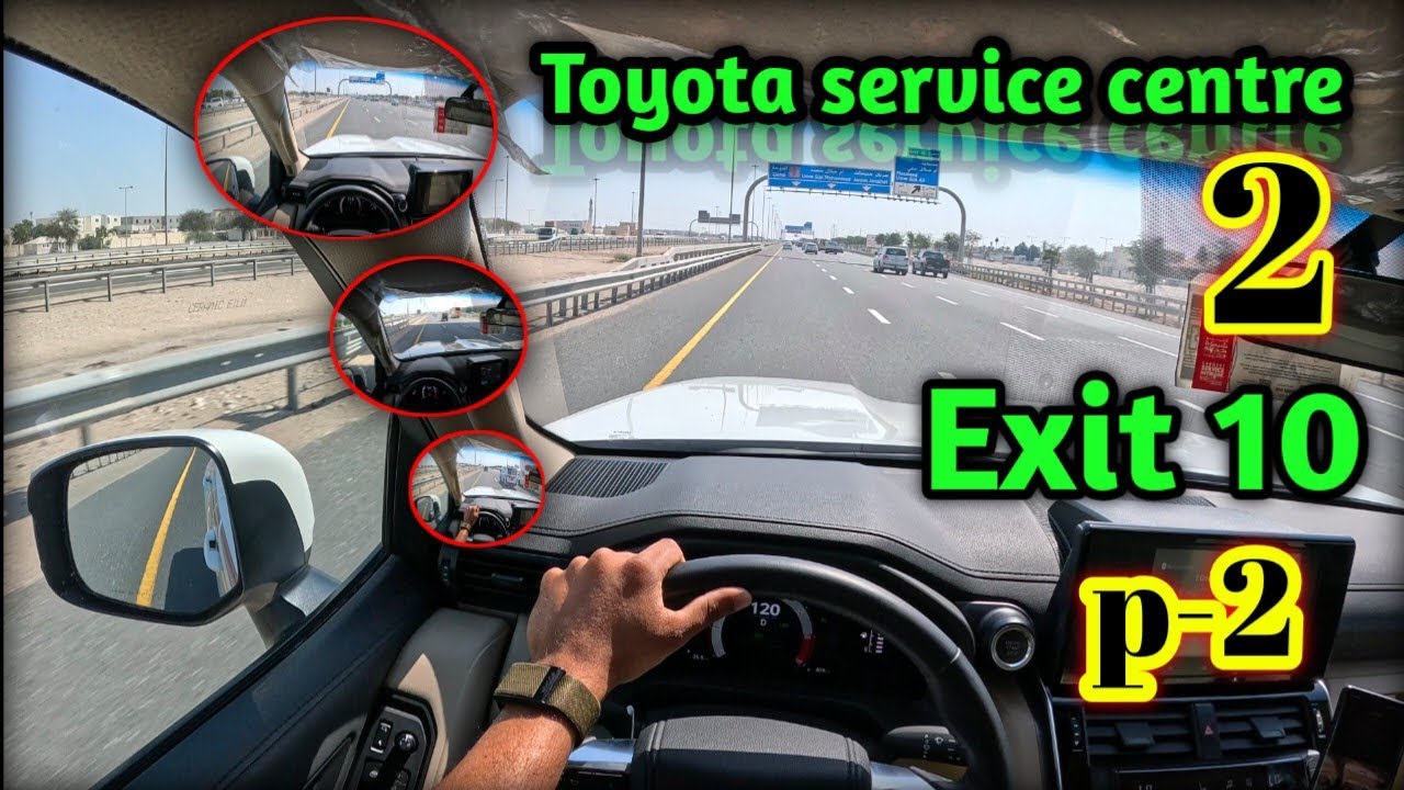 Toyota Service Center Al Khor to Exit 10(part-2) |POV Drive l Smooth Qatar Roads 🇶🇦🚗