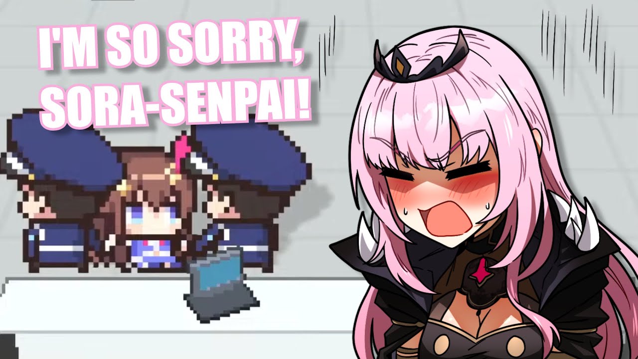 Calli Blocks Sora and YAGOO from Entering Cover Corp. in Hologuard