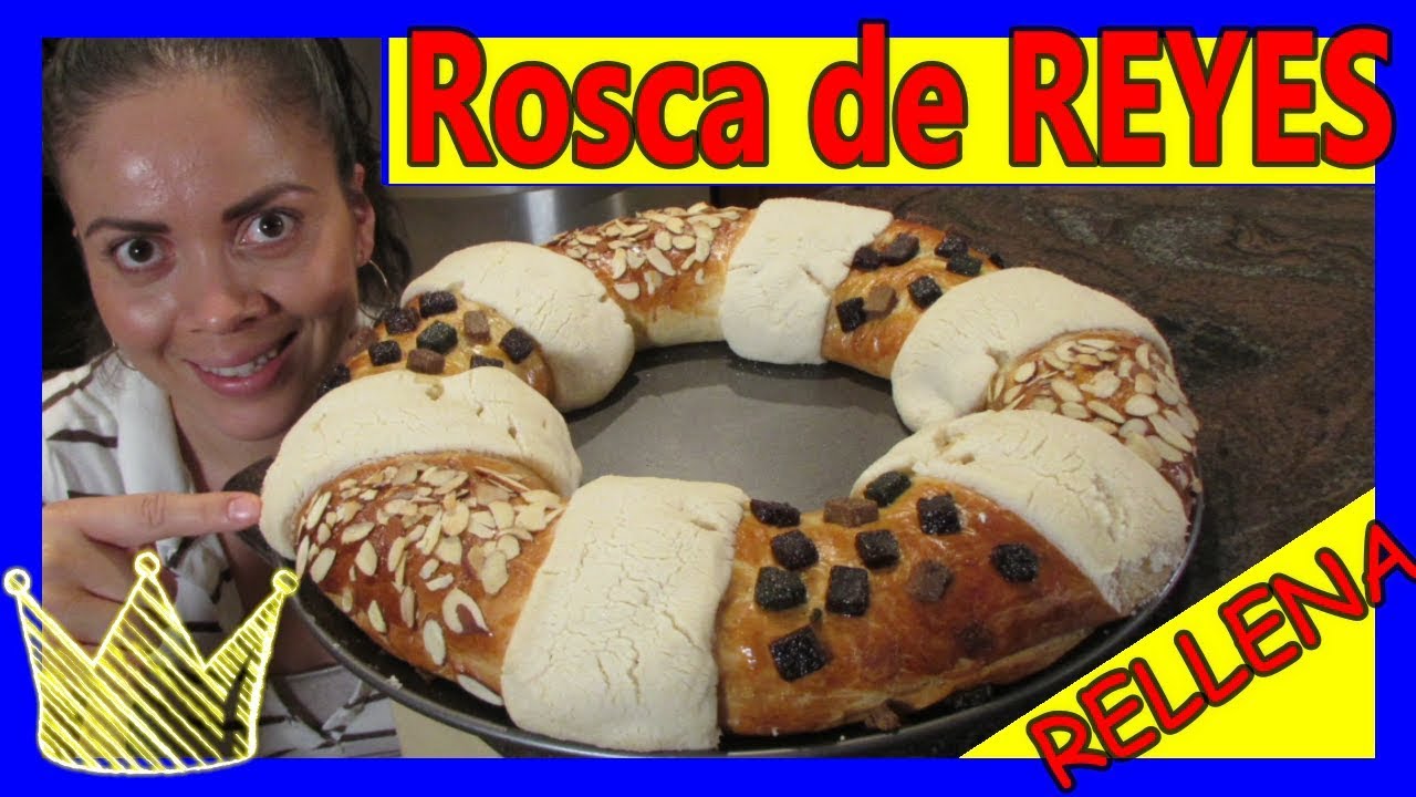 ✅ ROSCA de REYES RELLENA 💖 RECETA FACIL Y PASO A PASO