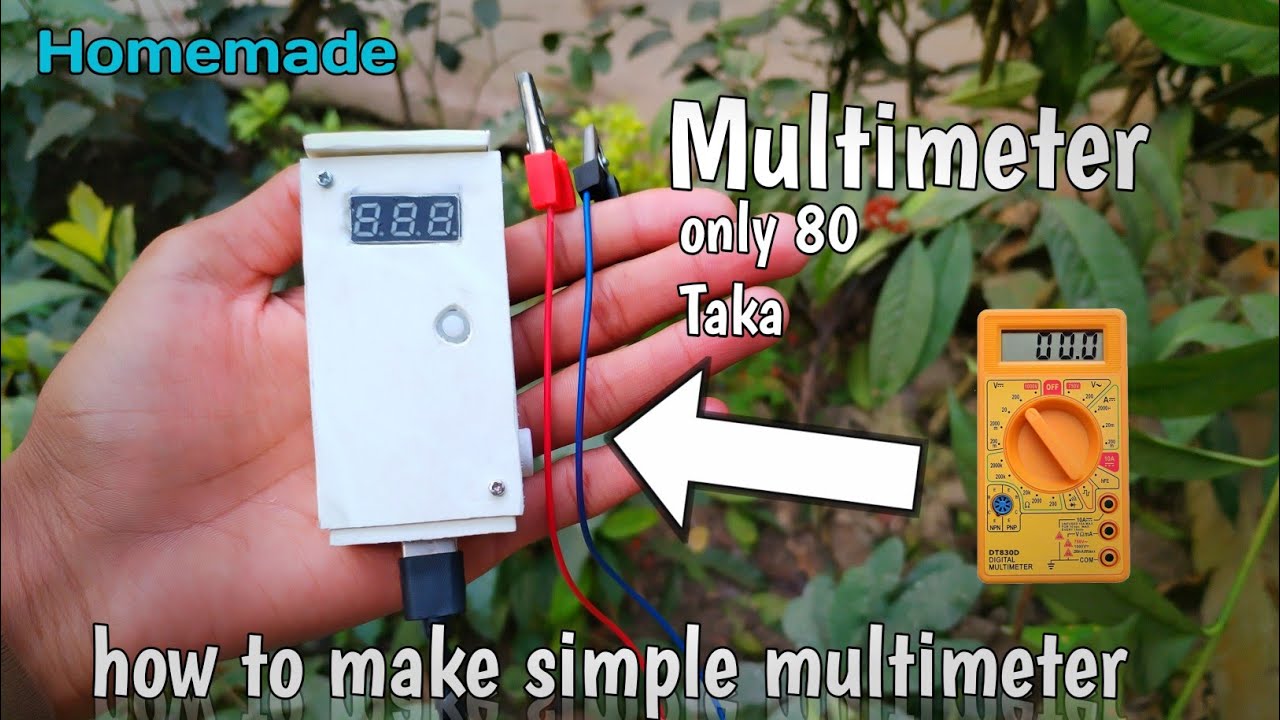 How to make simple multimeter🔥Multimeter//কেমন করে বানাবেন মাল্টিমিটার।