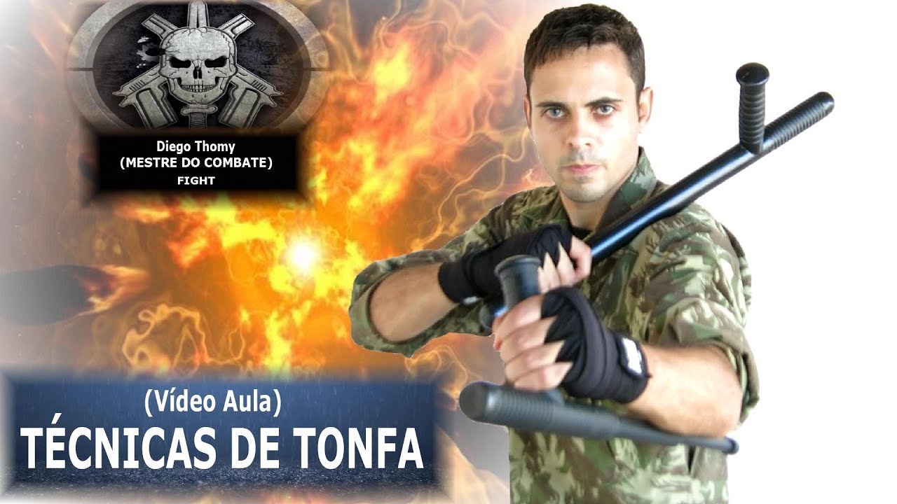 Diego Thomy  - Vídeo Aula Técnicas de Tonfa  (Artes Marciais) Fight #19