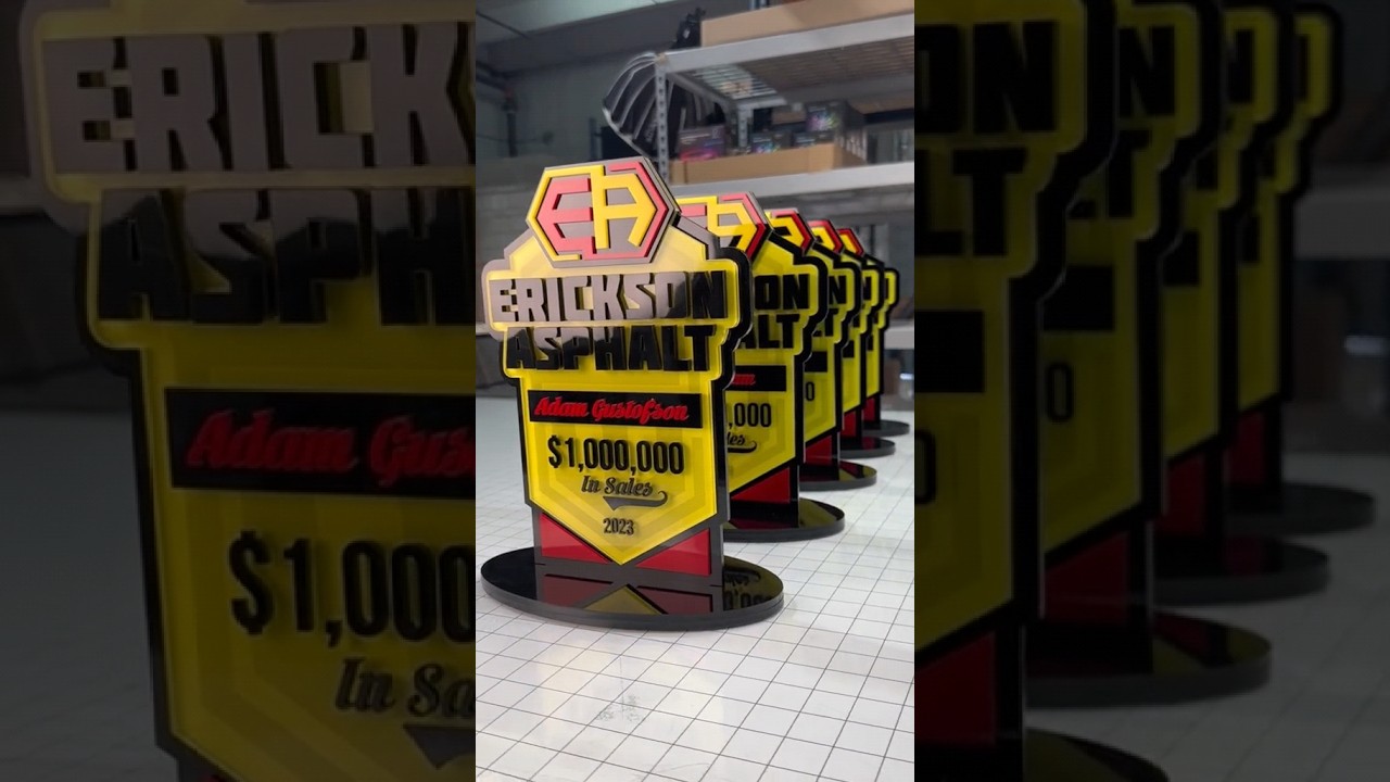 Shining Achievements: Custom Acrylic Awards and Trophies by Om Shakthi Plastic Works