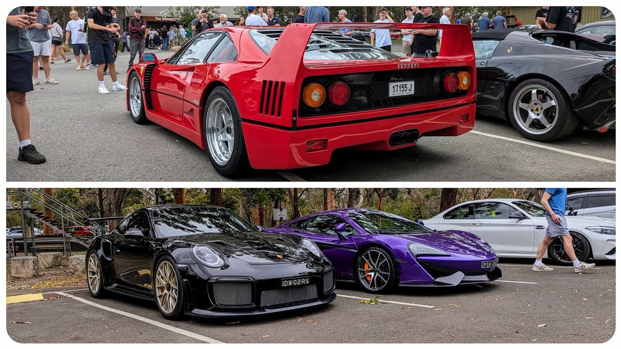 When a Ferrari F40 pulls up to the local cars and coffee... Autobrunch December 2025