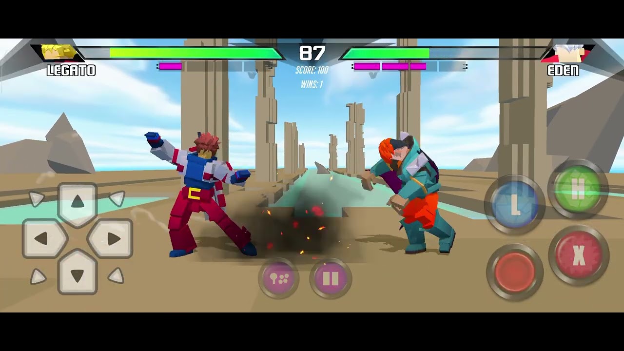 Modo survival de Vita fighters 