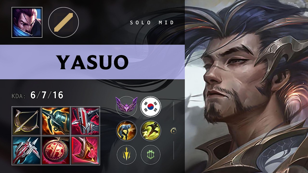 Yasuo Mid vs Riven - KR Master Patch 26.15