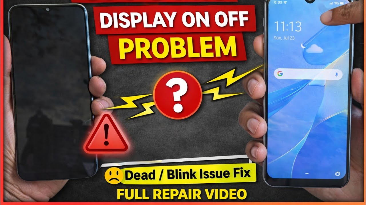 Oppo A15 Display Bar Bar On Off Ho Raha Hai? | Full Repair Solution