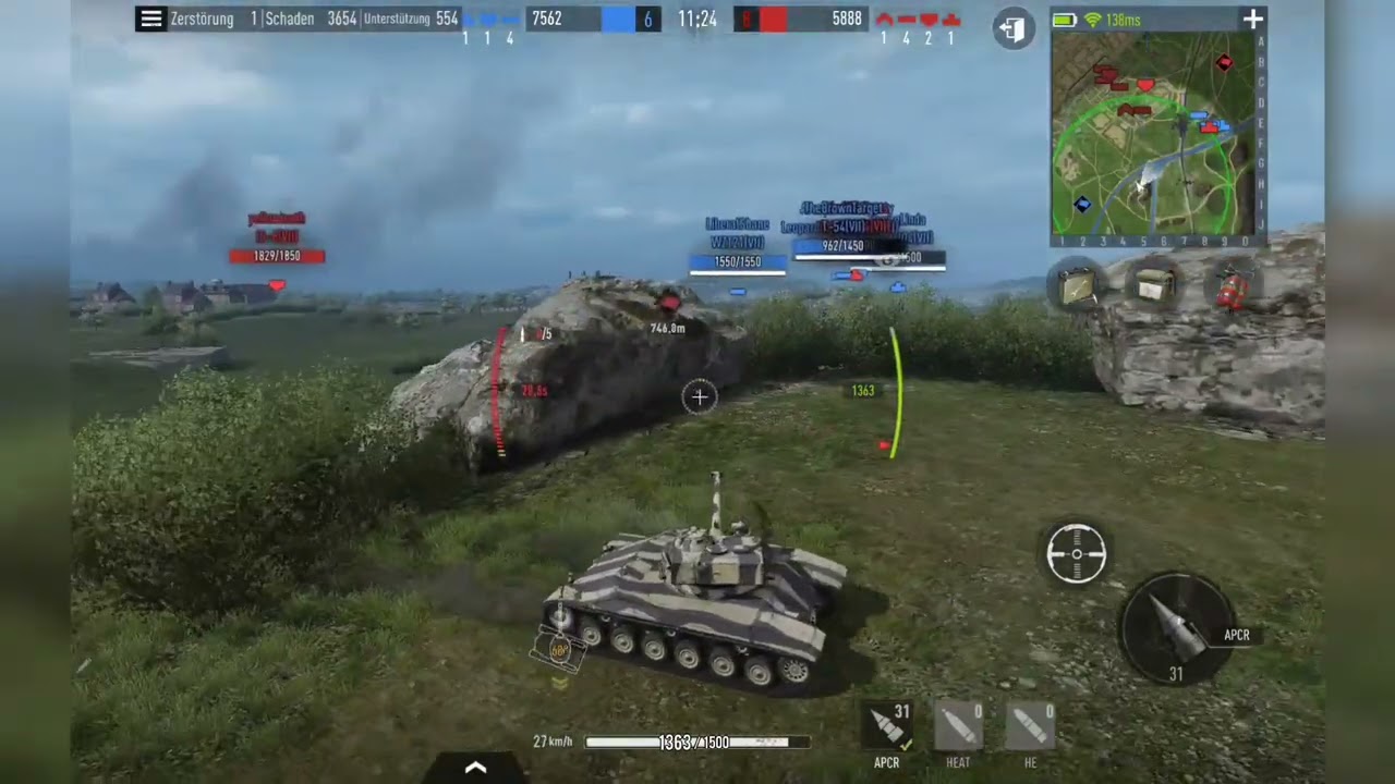 Tank Company - Batchat 25t 90mm 8 Kills 7k dmg
