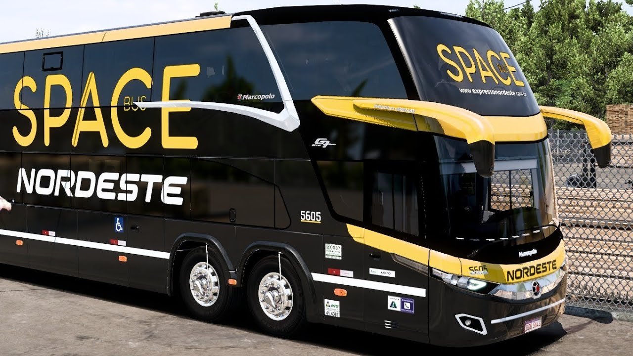 [ 1.49 ] Space Marcopolo New G7 Scania | Bus Mod | Euro Truck Simulator 2 ETS2