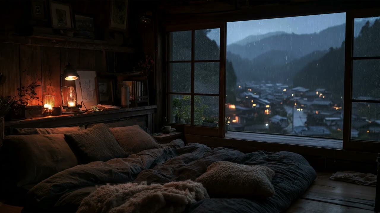 Rain to Leave On While Resting at Home – Rain Sounds Filling the Room